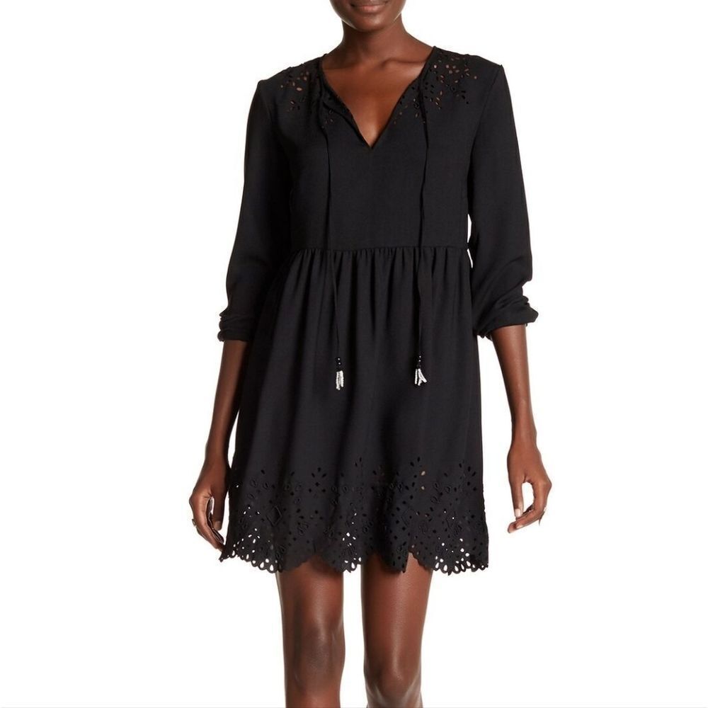 French Connection Laser Cut Tunic Dress Size 12